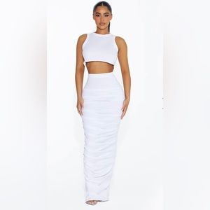 Brand new maxi pleated skirt